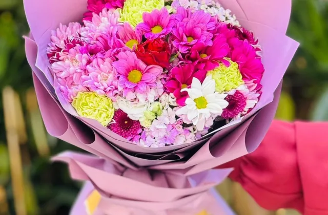 Fuşya Pembe Buket