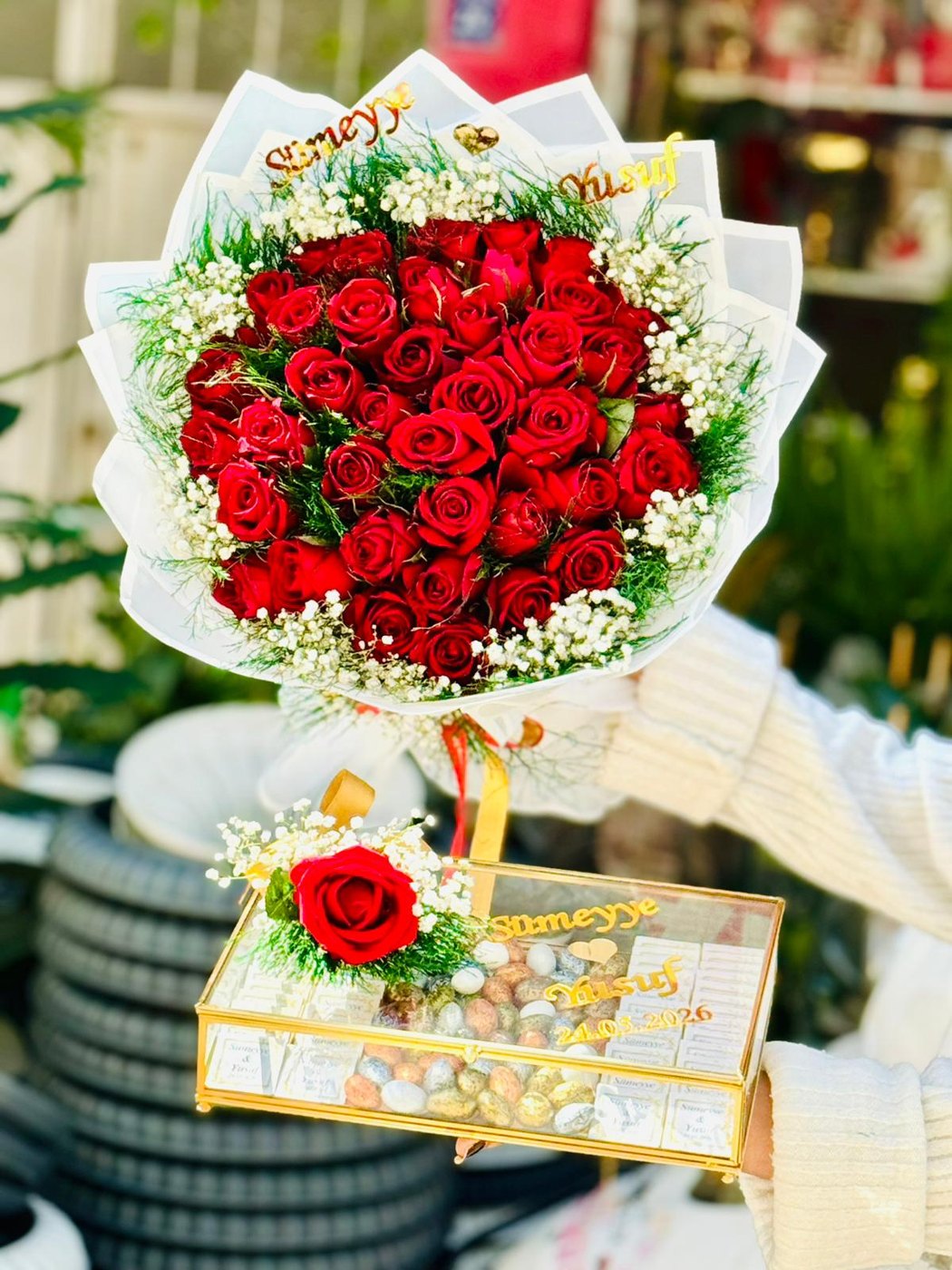 İsteme Çiçeği & Çikolatası